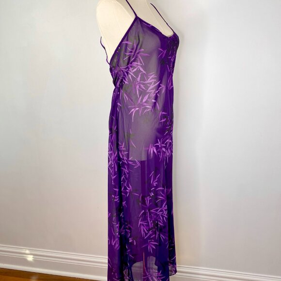 Calvin Klein - Purple Sheer Nightgown - Picture 5 of 8